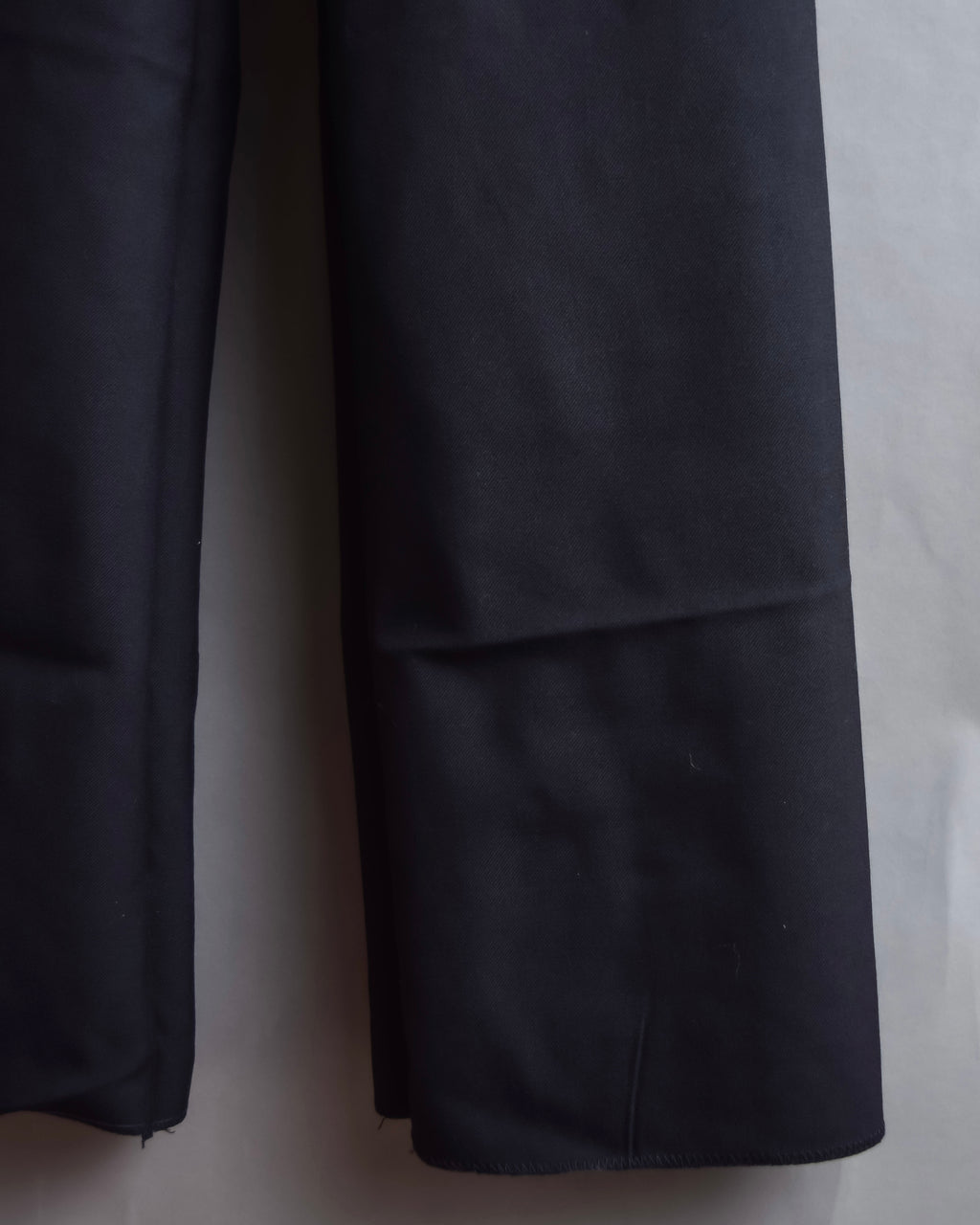 "US navy inspired lace back wide sailor pants"