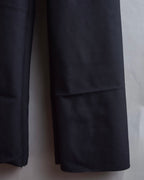 "US navy inspired lace back wide sailor pants"