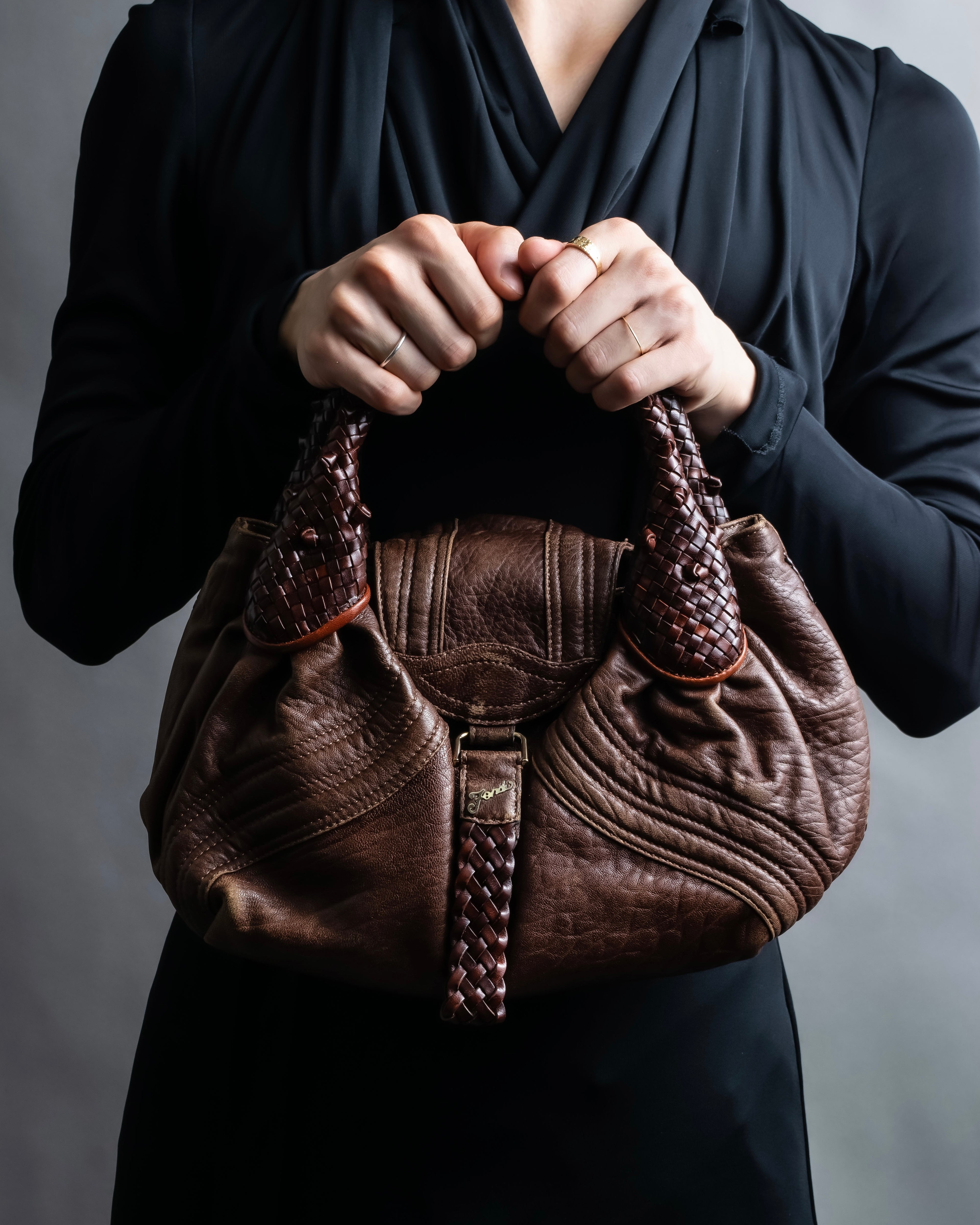 "FENDI" Brown color edition Spy bag