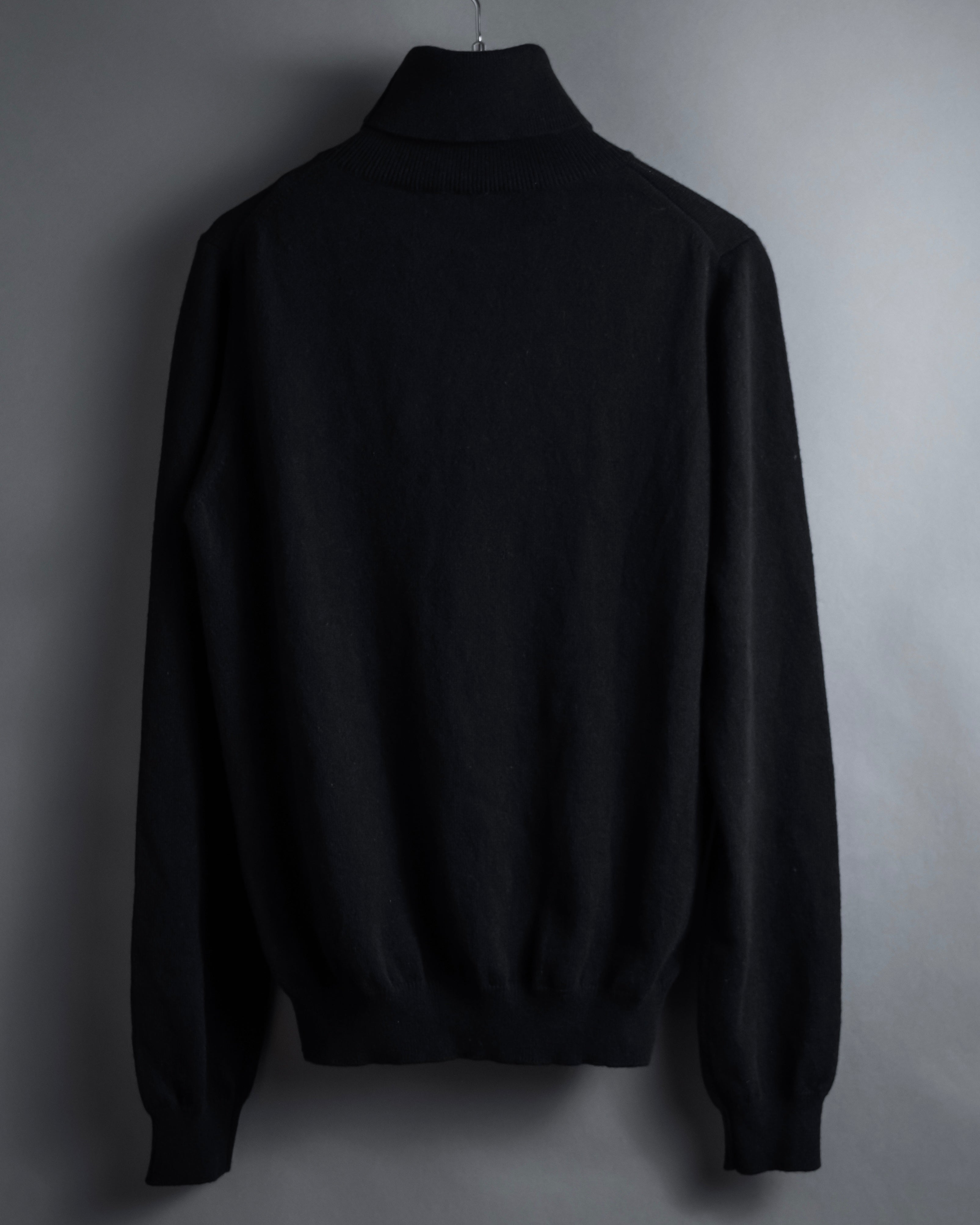 "PRADA" High-gauge folded turtleneck knit