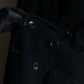 "COMME des GARCONS COMME des GARCONS" Peaked lapel double-breasted long tailored jacket