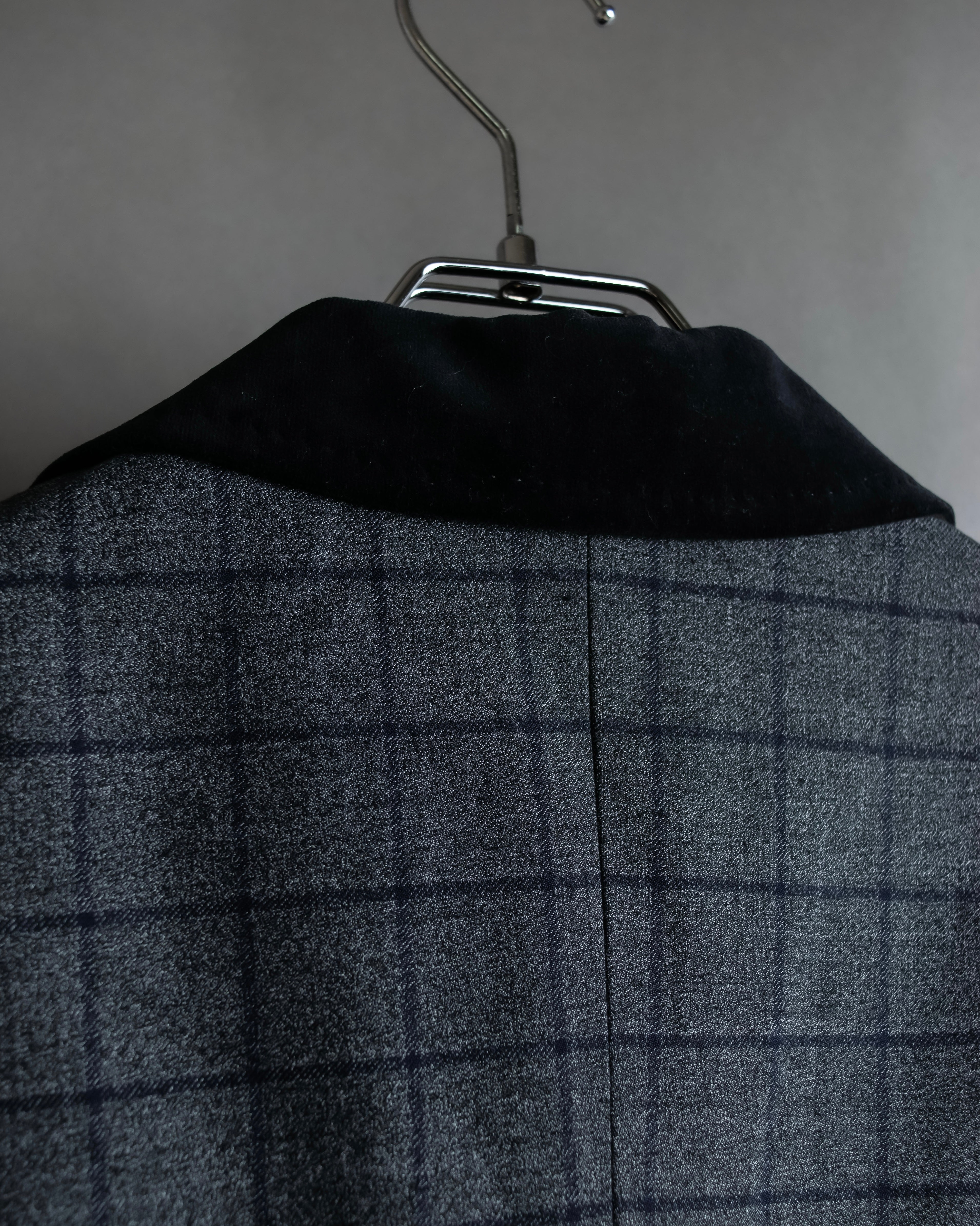 "JOHNBULL" Velvet collar design chesterfield coat