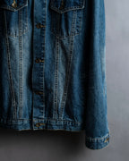 "NUMBER (N)INE" Vintage washed denim jacket