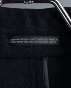 "YOHJI YAMAMOTO" Straight line stand collar coat