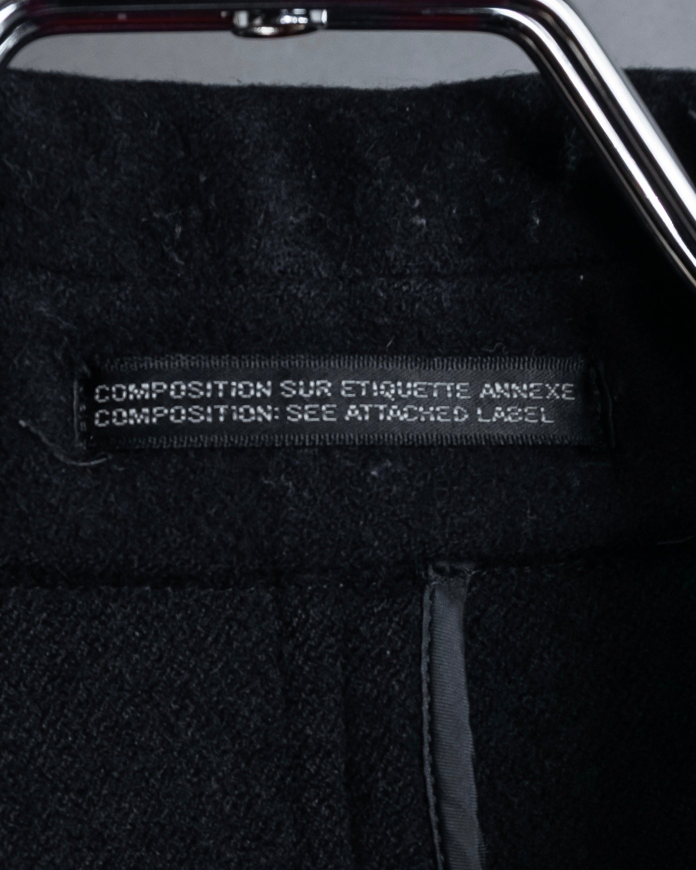 "YOHJI YAMAMOTO" Straight line stand collar coat