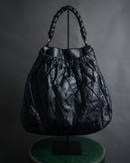 -SPECIAL- “miu miu” 2008-2012 Matelassé braided handle hobo bag