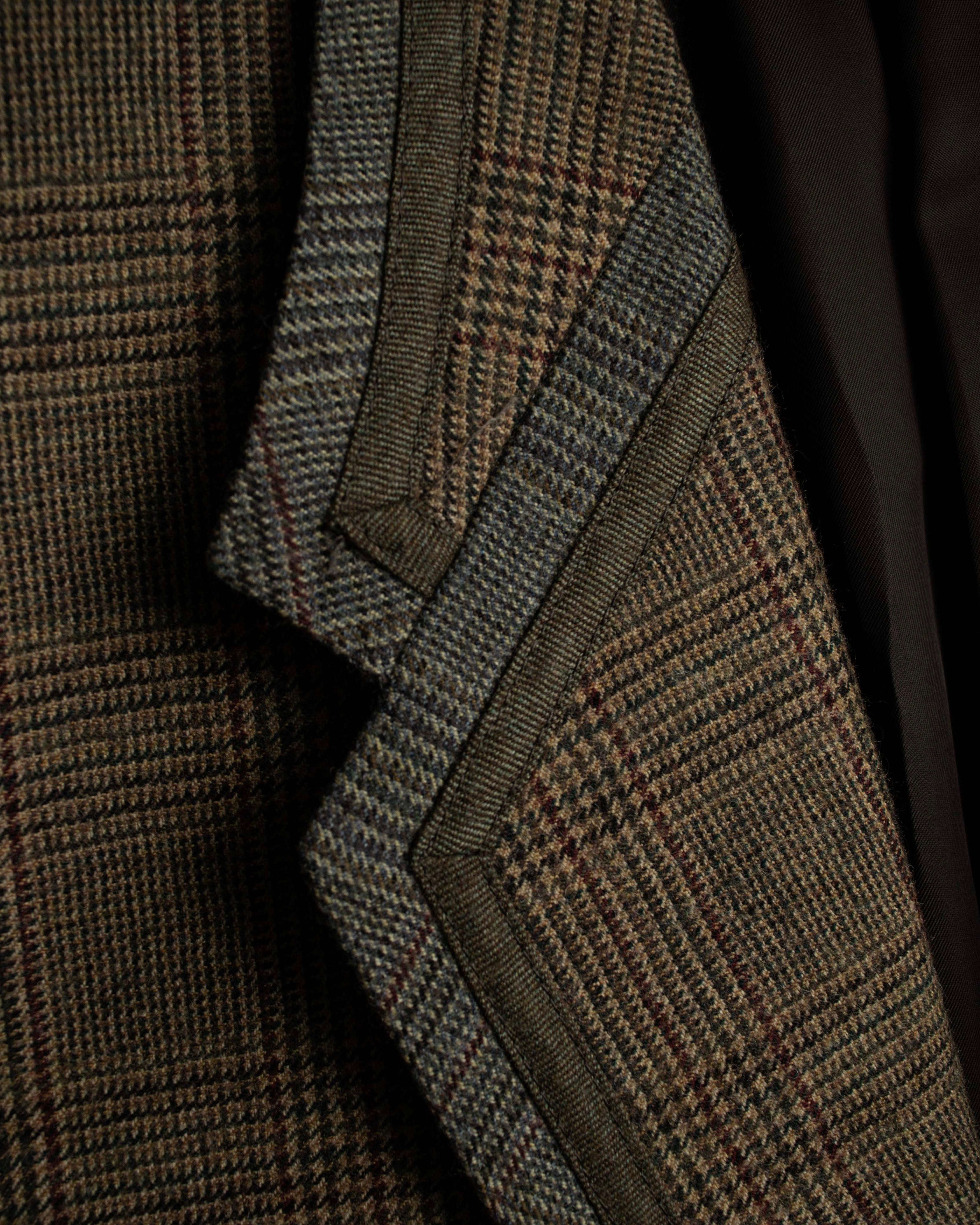 "PAUL SMITH" Flaming detail glen plaid set up