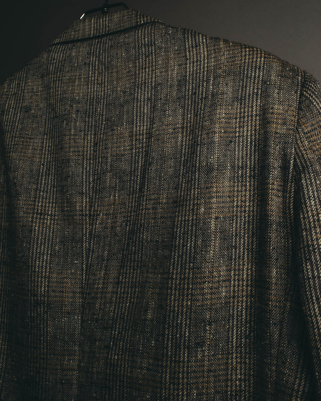 "Ermenegildo Zegna" 80's-90's Textured silk single-breasted blazer