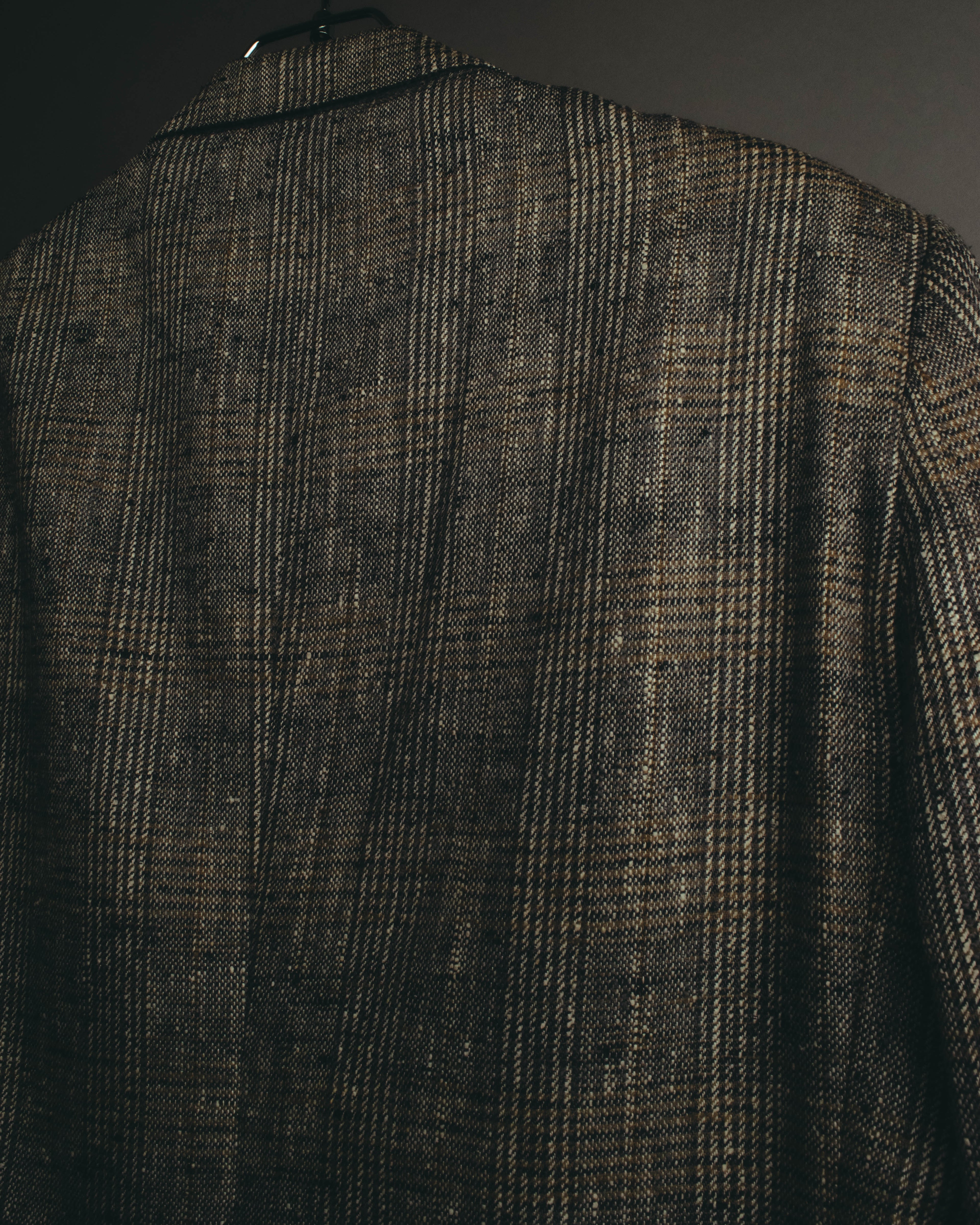 "Ermenegildo Zegna" 80's-90's Textured silk single-breasted blazer
