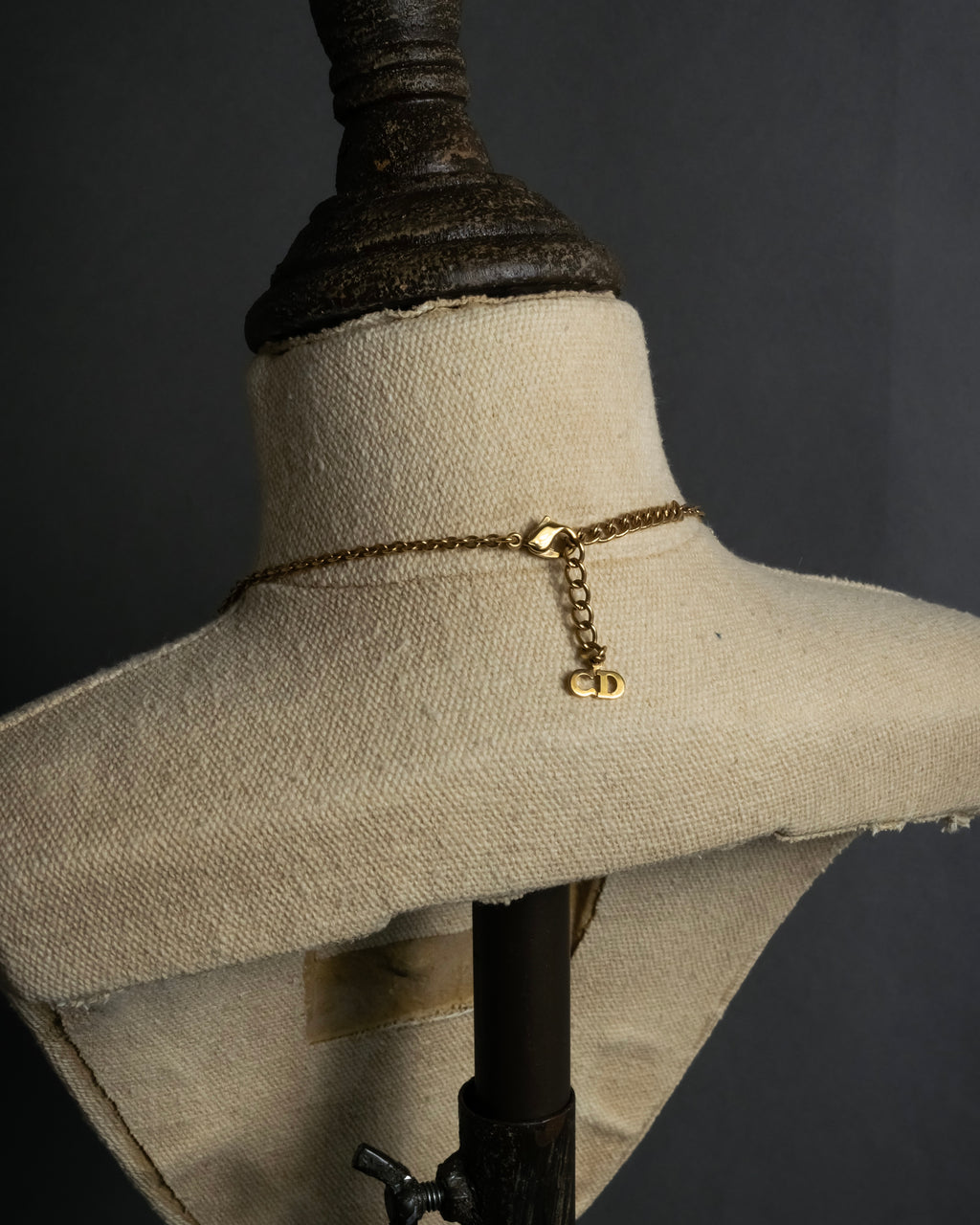 "Dior" CD logo iconic top design necklace