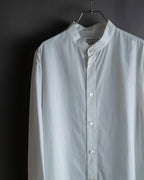 "MAISON MARGIELA" 18AW No-collar design Super long shirt