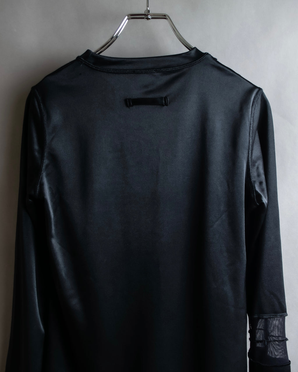 "JEAN PAUL GAULTIER FEMME" Sheer mixed material design pullover