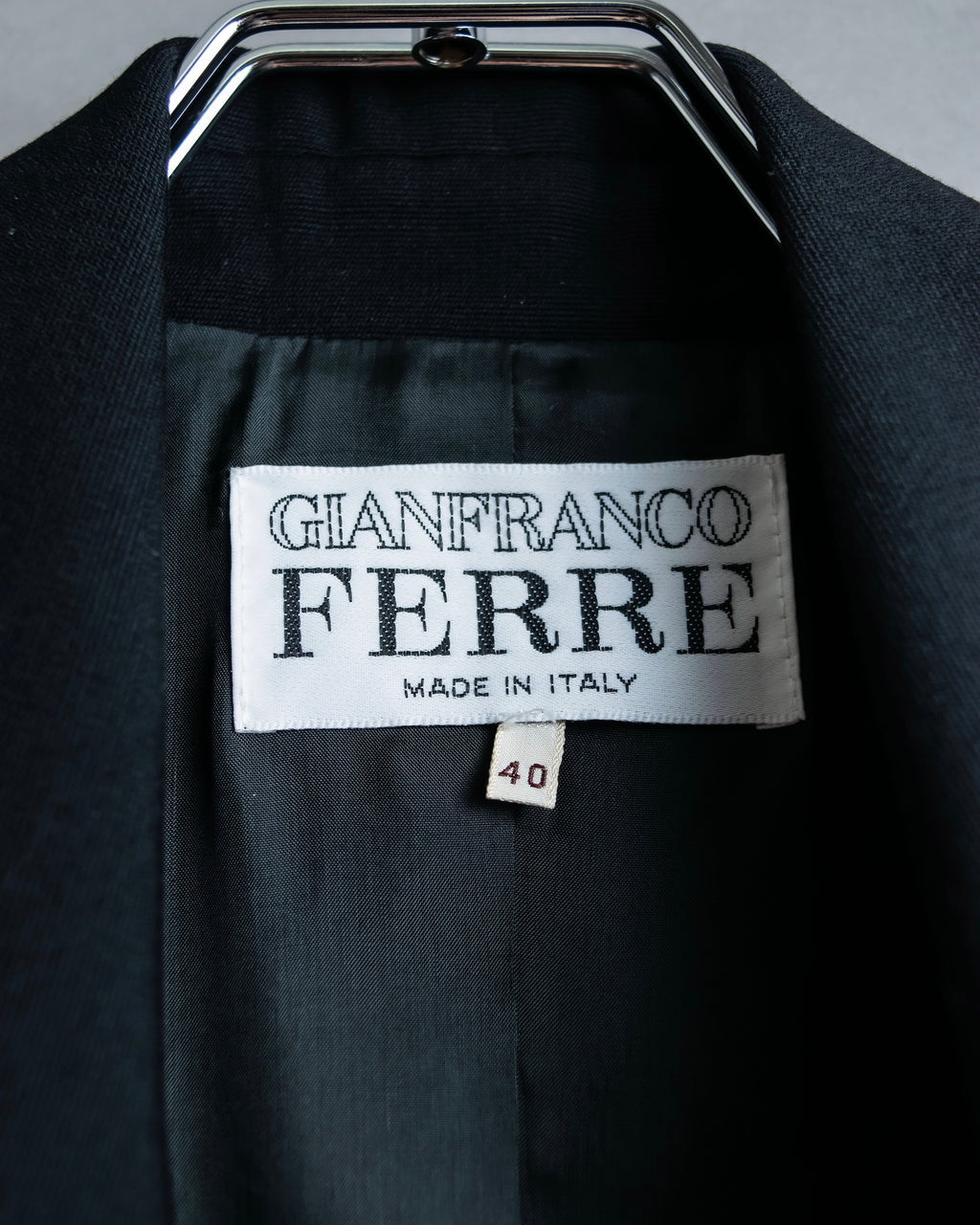 “GIANFRANCO FERRE” Beautifully shaped double tailored jacket