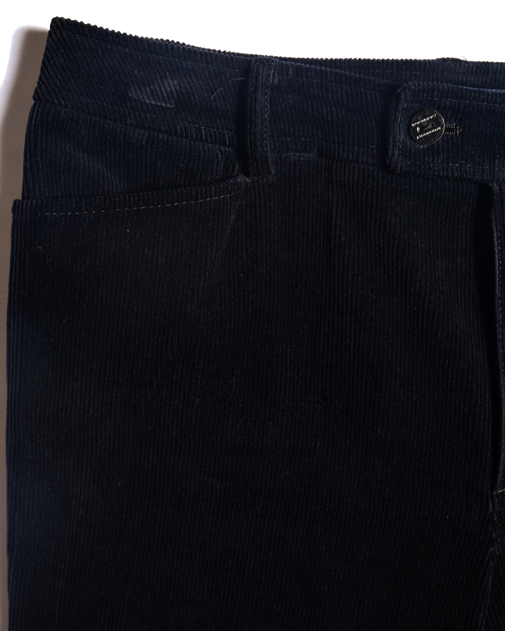 BURBERRY/ Slim Fit Single Breasted Corduroy Set Up Black