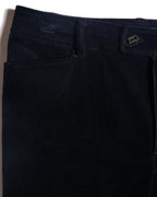 BURBERRY/ Slim Fit Single Breasted Corduroy Set Up Black