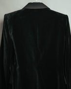 –SPECIAL– “Yves Saint Laurent” 90’s-00’s Velvet tuxedo tailored jacket