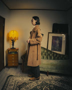 -SPECIAL- “Max Mara” 90’s-00’s Angora blend belted wrap coat