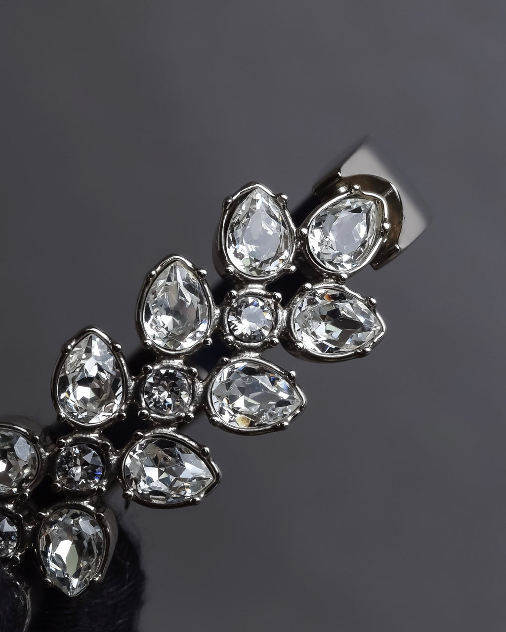 "PRADA" Petal motif crystal bracelet