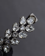 "PRADA" Petal motif crystal bracelet