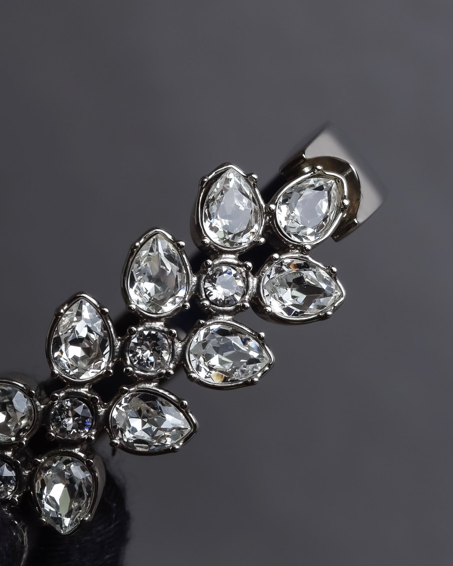 "PRADA" Petal motif crystal bracelet