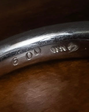 "Jewelry MAKI" 0.09 carat diamond silver ring