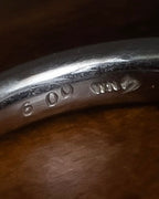 "Jewelry MAKI" 0.09 carat diamond silver ring