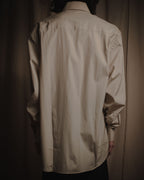 "Yves Saint Laurent" Late 90’s-early 00’s cotton broadcloth dress shirt