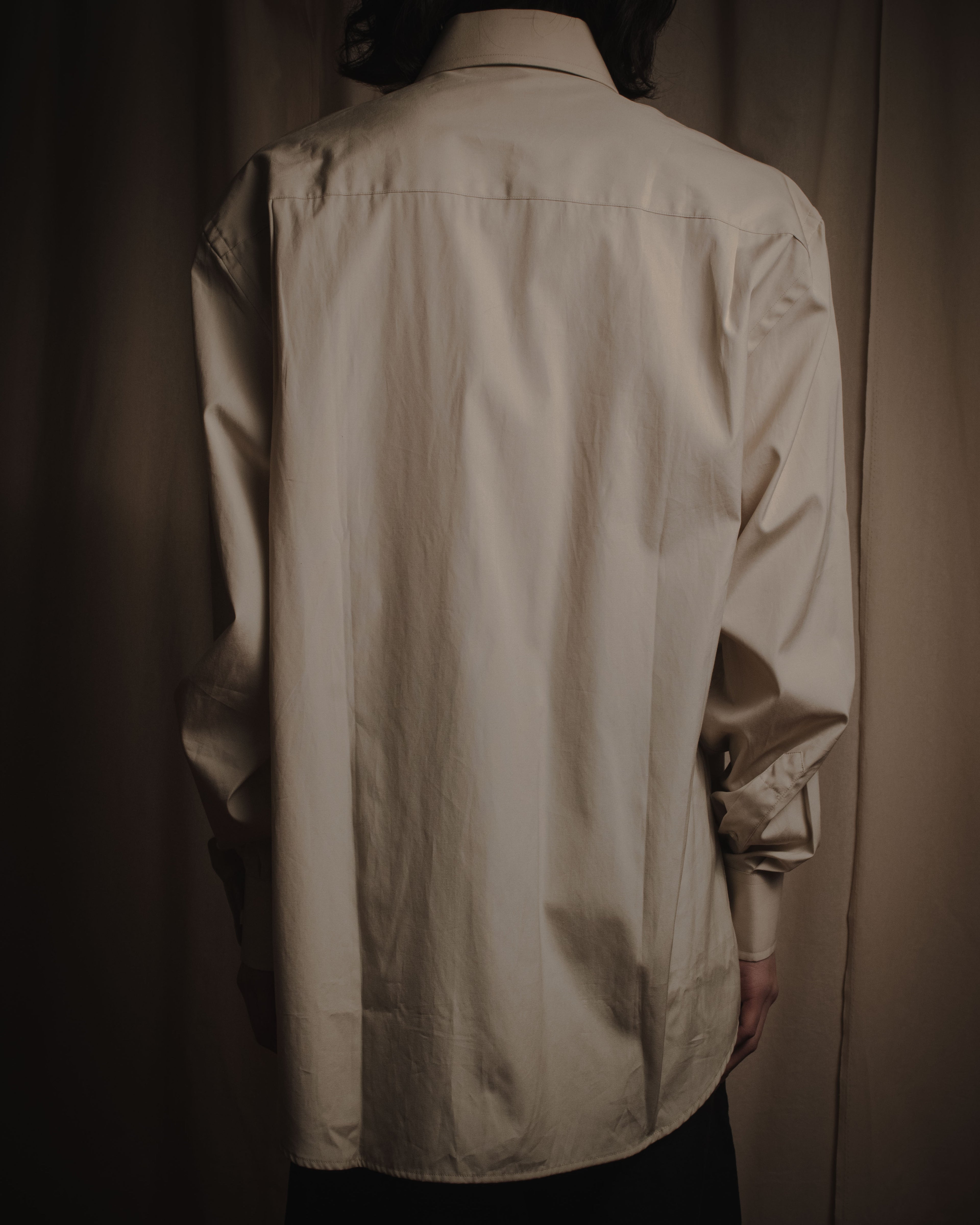 "Yves Saint Laurent" Late 90’s-early 00’s cotton broadcloth dress shirt