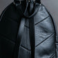 "DIESEL" Decorative zip design leather backpack