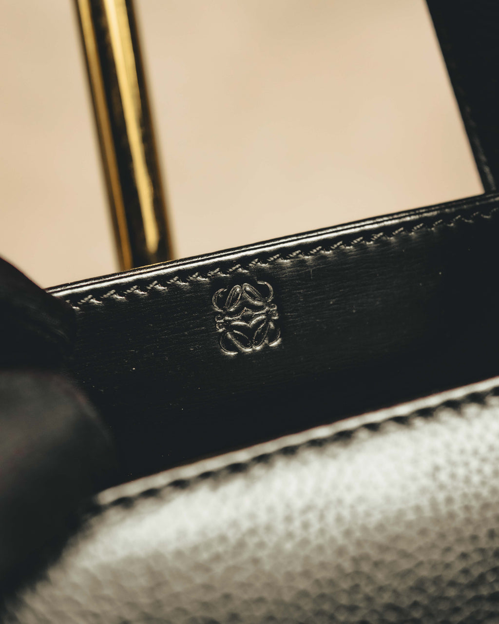 "LOEWE" 90's-00's Classic leather tote bag