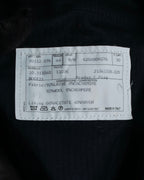 "HERMES" Heather gray cashmere blend slacks