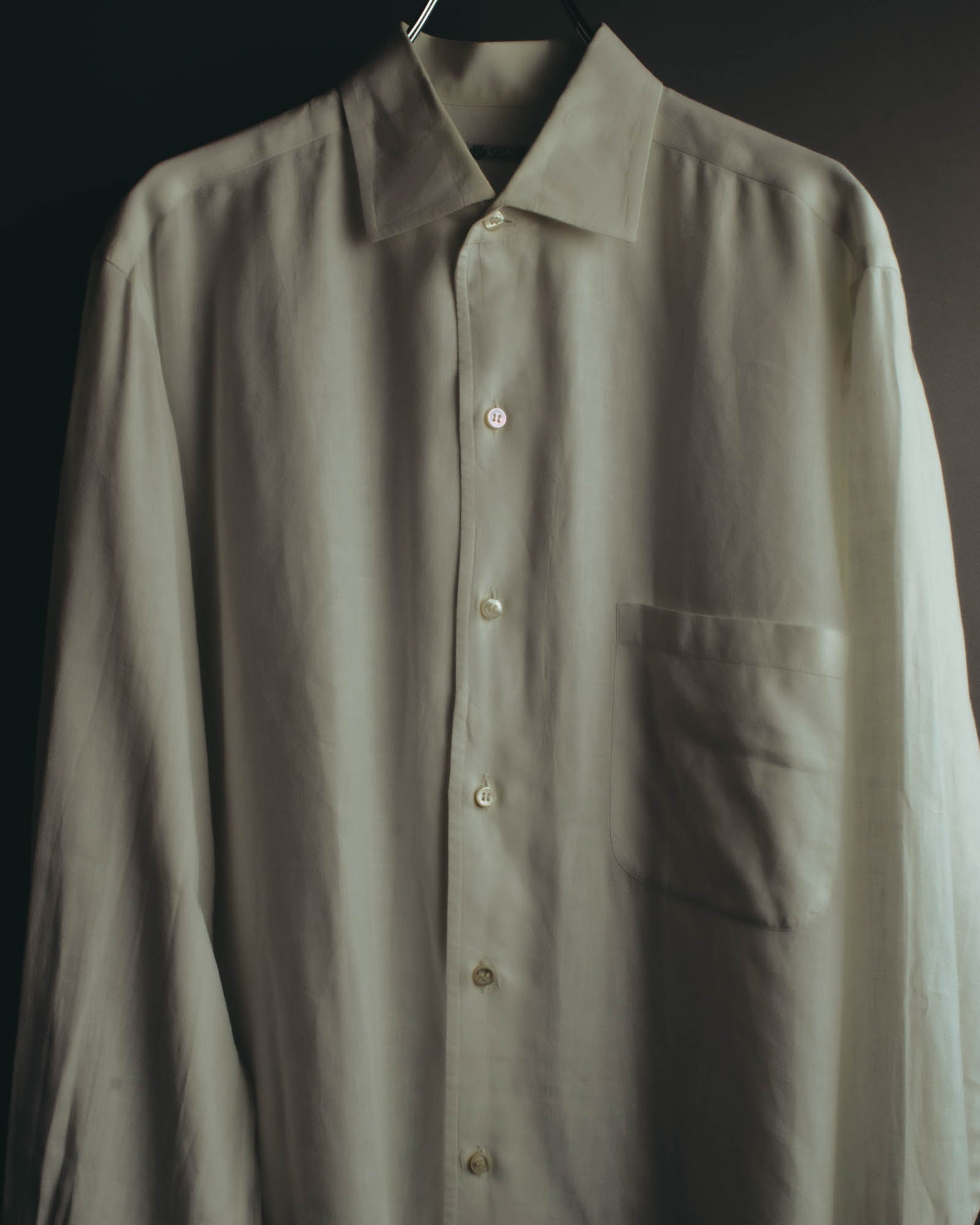 "Loro Piana" Lightweight linen long sleeve shirt