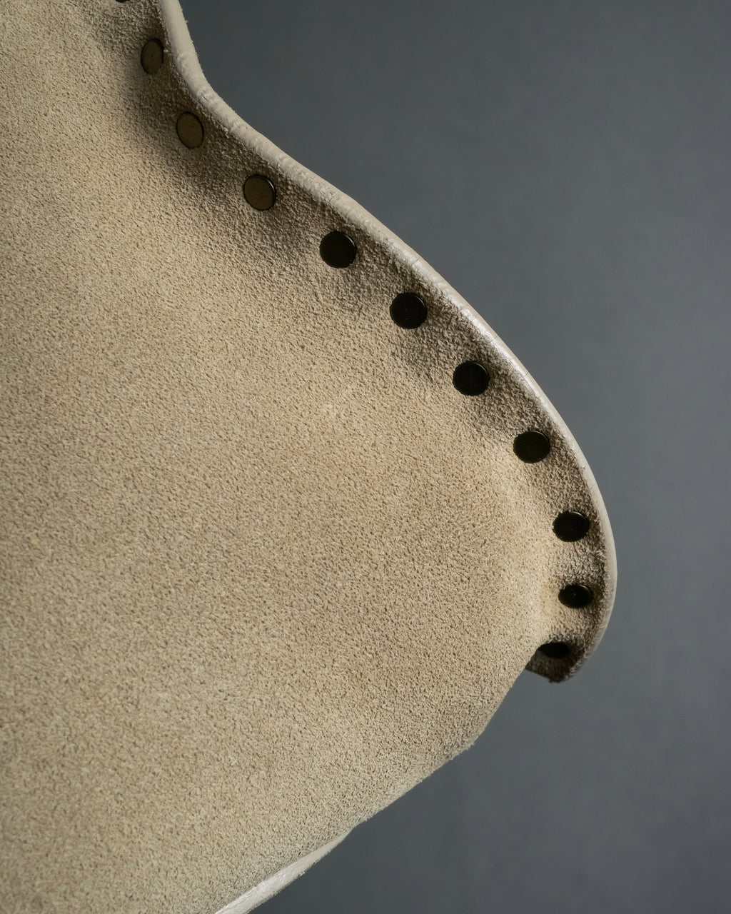 "CELINE" Studs design suede leather shoulder bag