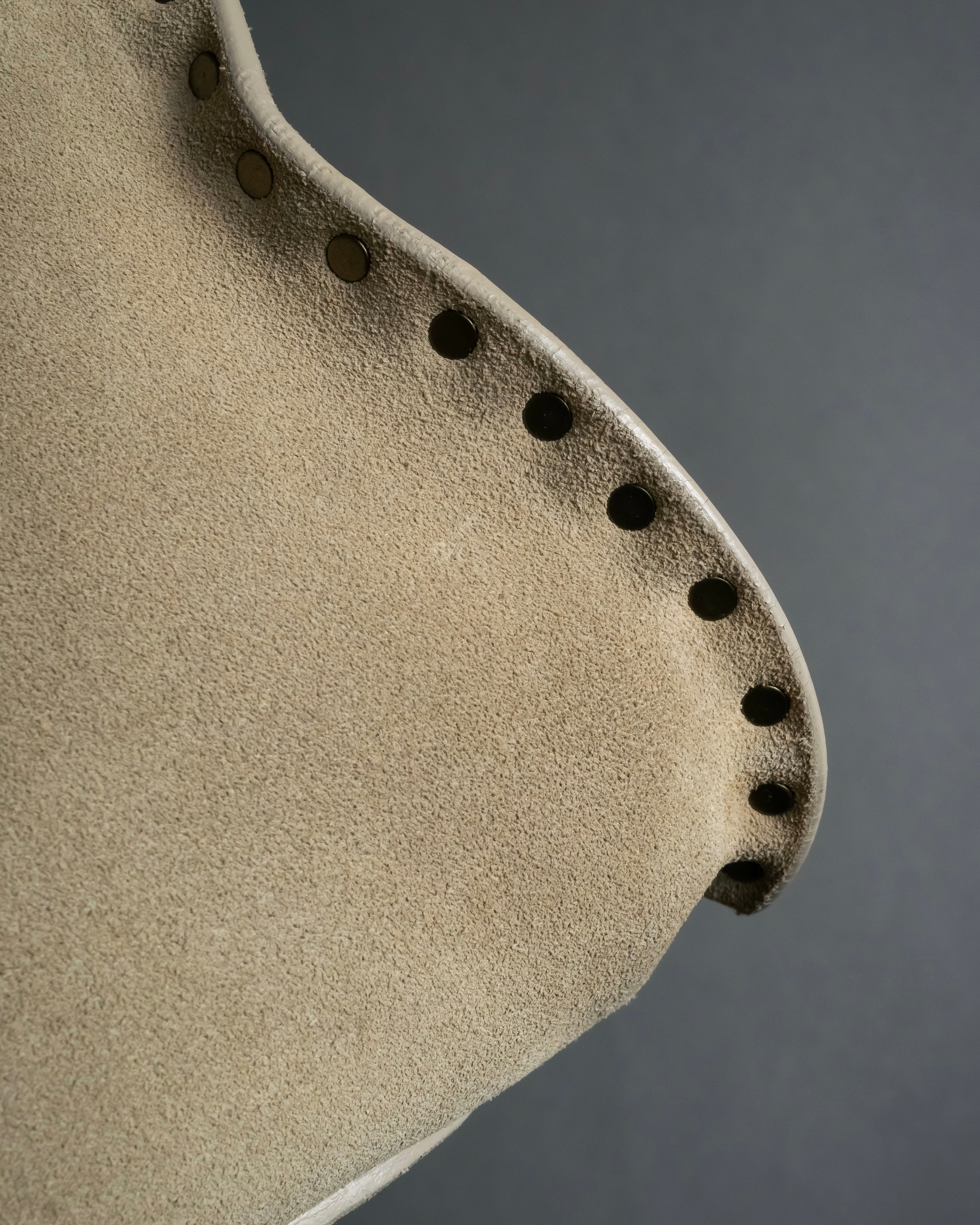 "CELINE" Studs design suede leather shoulder bag