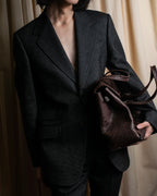 "GUCCI" 90's Tom Ford period bird eye weave set up