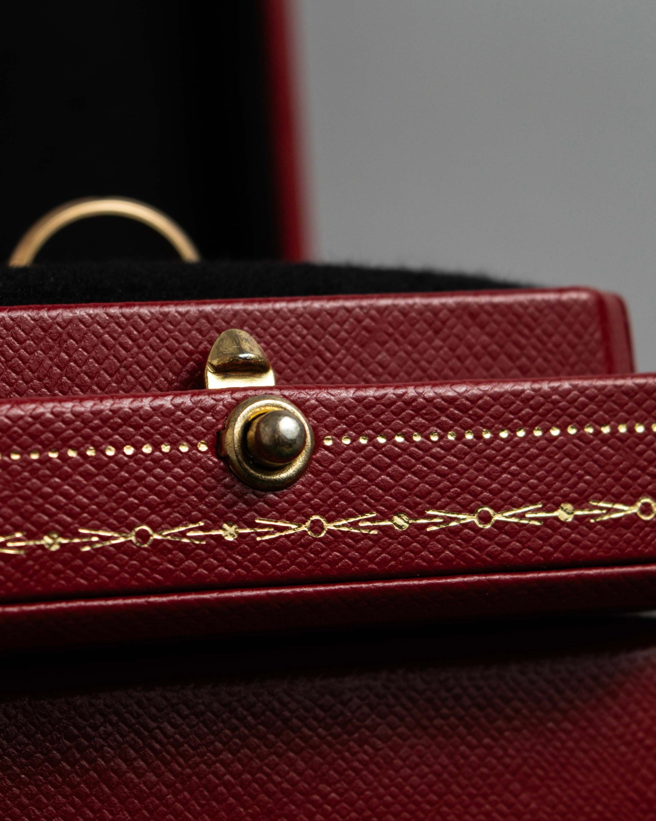 "Cartier" Band 1PD PG AU750 diamond ring