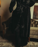 -SPECIAL- "Y’s" 2025's Discharge printed velvet long coat