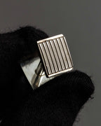 "Tiffany&Co" Square cut silver 925 cufflinks & tie clip