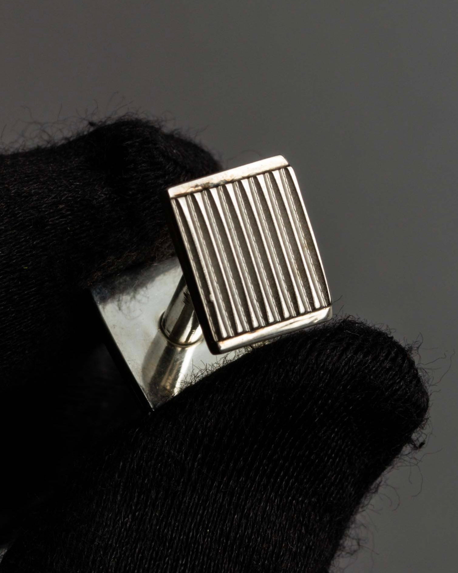 "Tiffany&Co" Square cut silver 925 cufflinks & tie clip