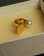 “Chloé” 2015-2016 darcey pearl fork ring