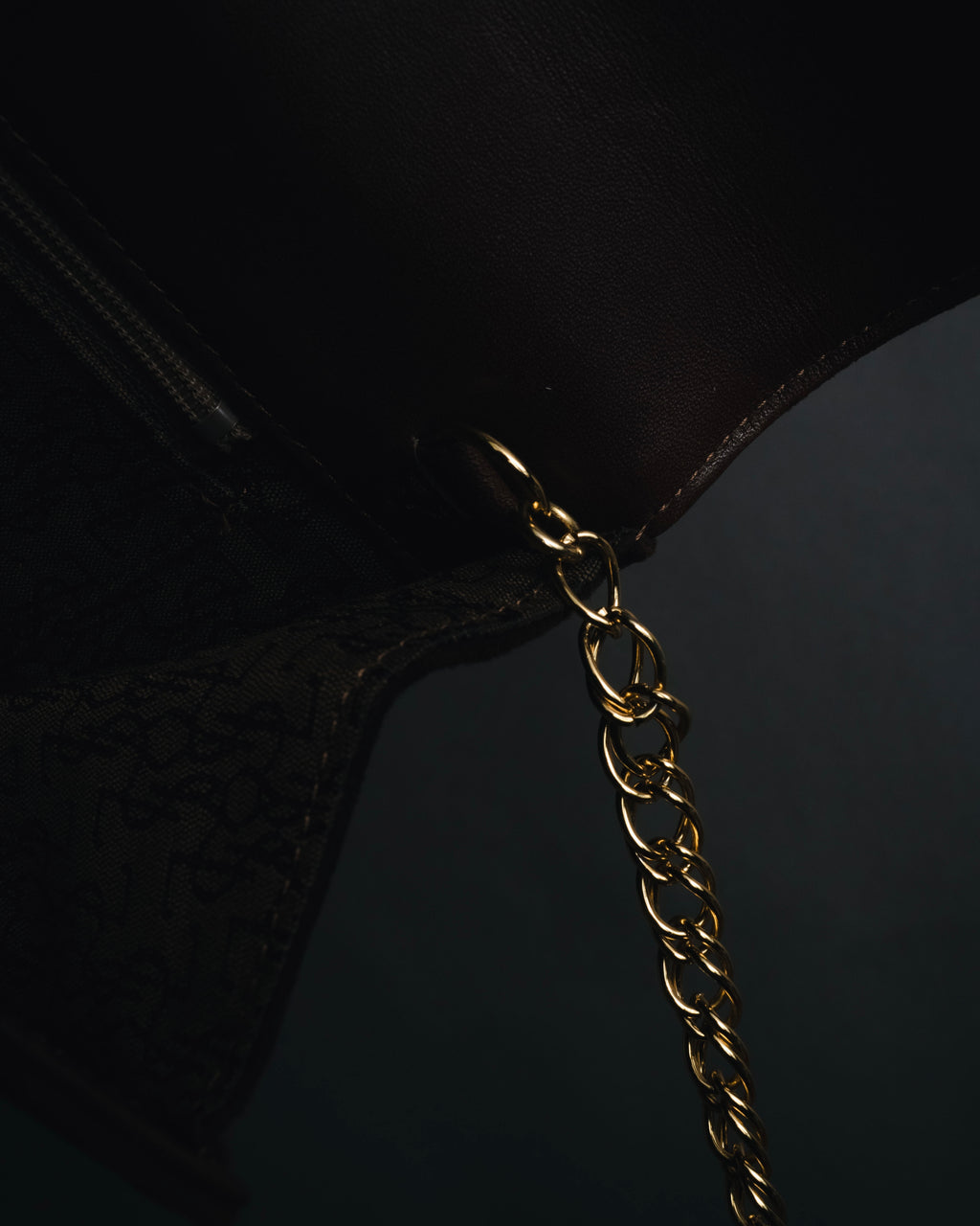 "Yves Saint Laurent" 80’s-90’s Concho suede chain shoulder bag