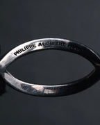 “PHILIPPE AUDIBERT” 2010’s Sculptural openwork cuff bangle