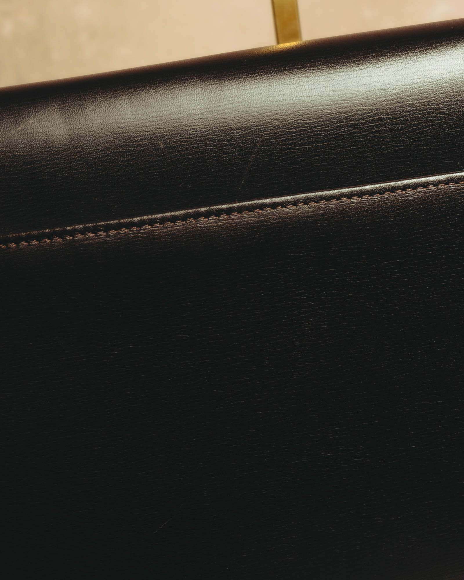"Thierry Mugler" 80's-90's Architectural leather shoulder bag