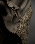 "ISSEY MIYAKE" Brushed texture 5-buttons vest