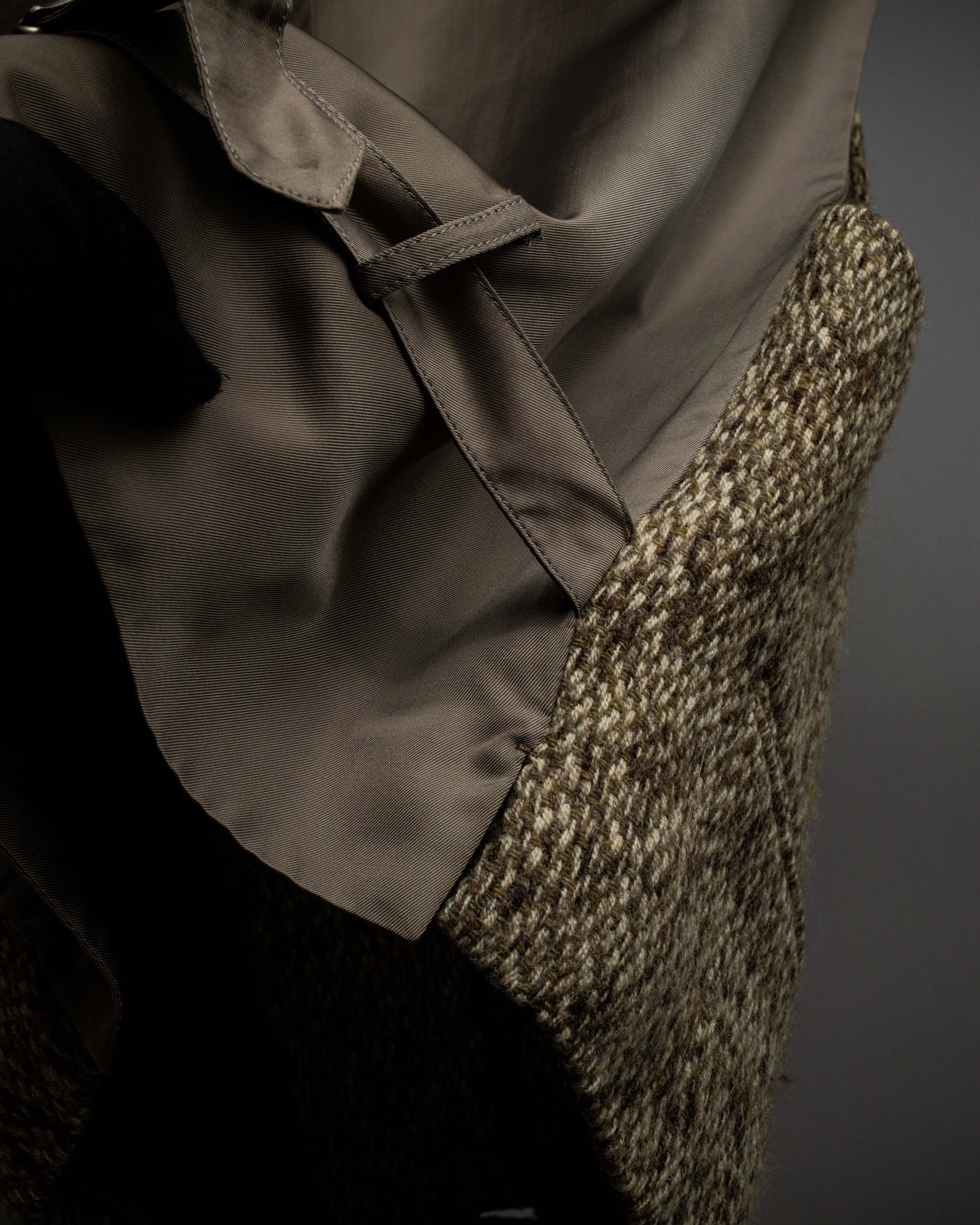 "ISSEY MIYAKE" Brushed texture 5-buttons vest