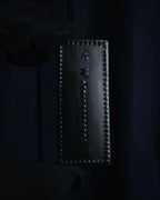 "Dior" 2017 AW Minimal fly-front bee-embroidered shirt