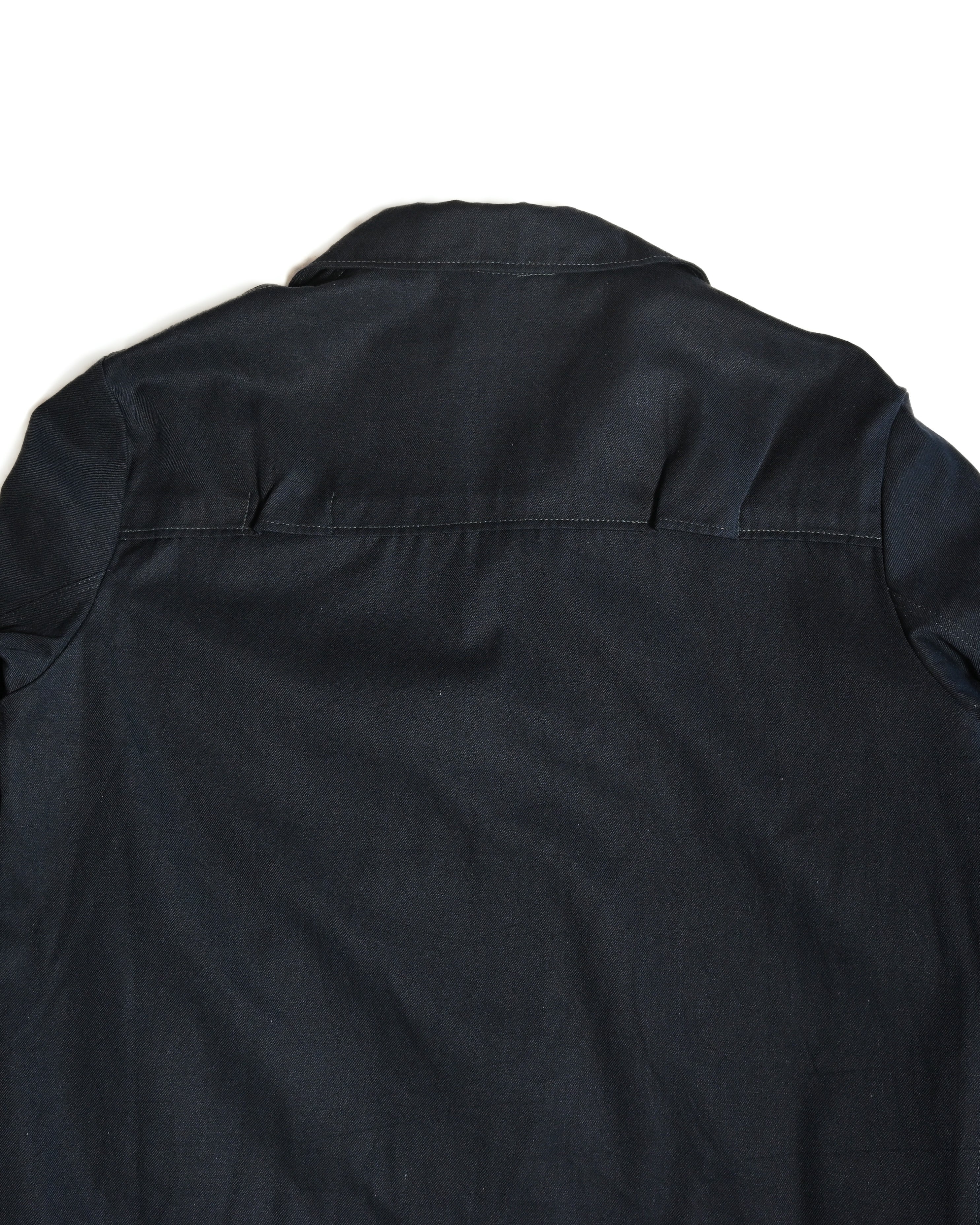 VINTAGE
/ Box Silhouette Cotton Jacket Navy