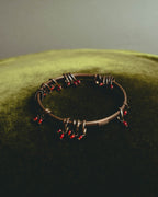 "Jean Paul Gaultier" 90's-00's Sculptural red bead bangle