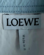 "LOEWE" Asymmetrical waist ribbon design long shirt