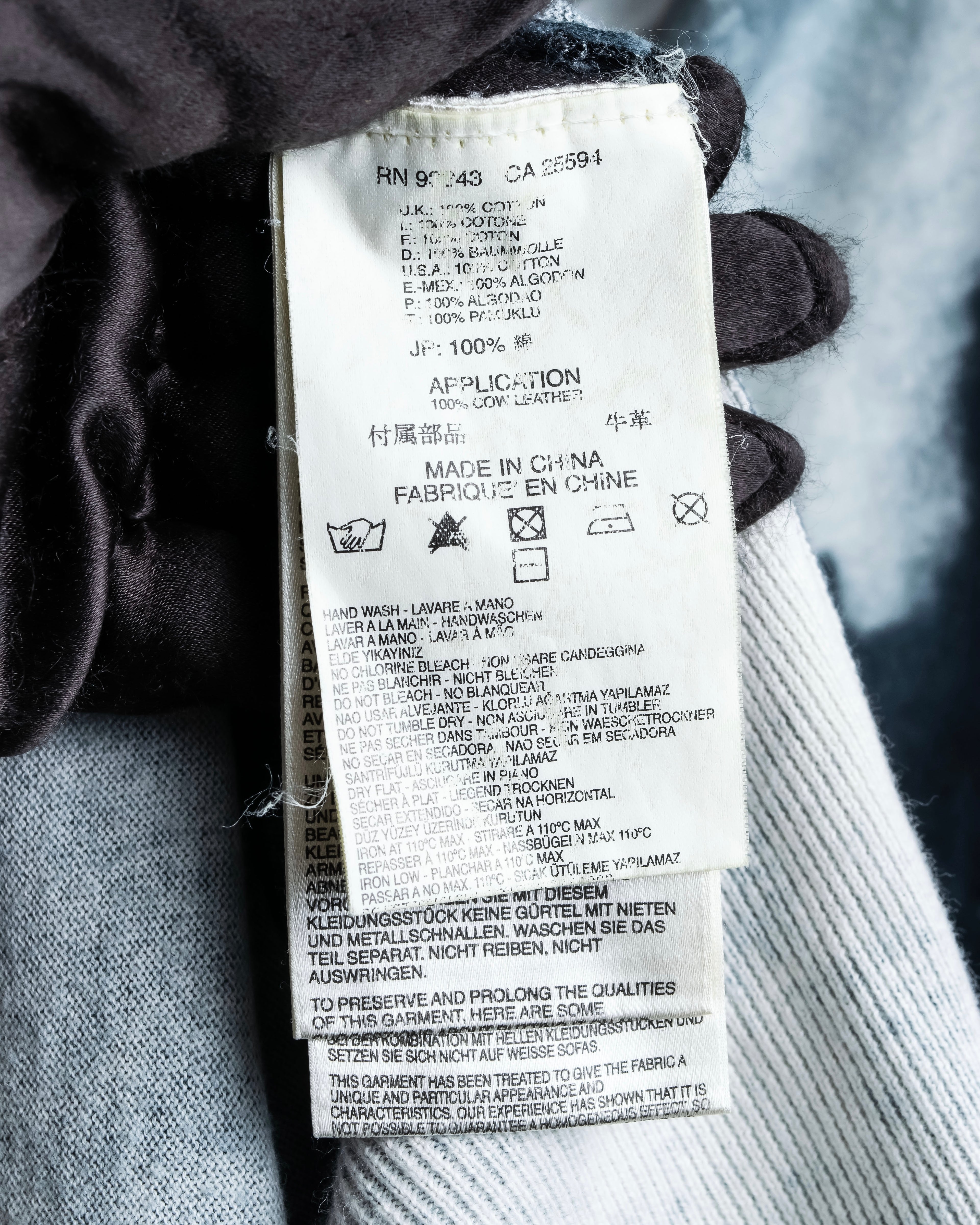 "DIESEL" Space pattern full graphic long tops